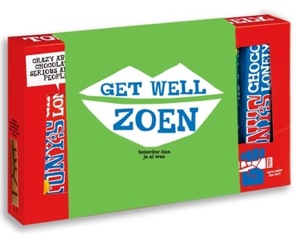 Tony's Chocolonely get well soon
